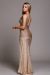 Sweetheart Neckline Sequin Prom Gown back